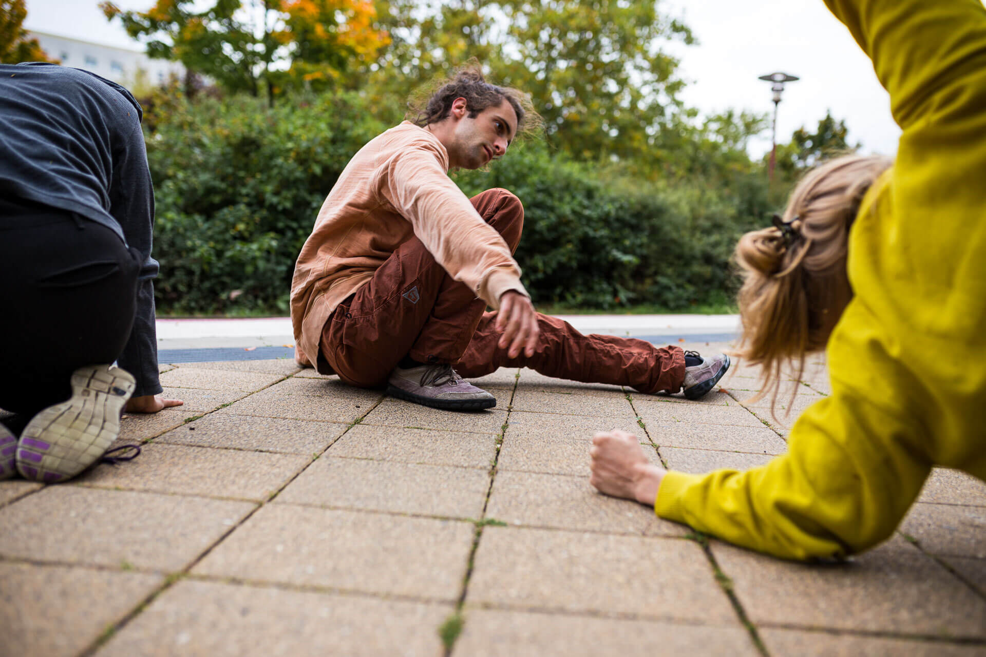 Tanzkollektiv in Erfurt bei einer Performance